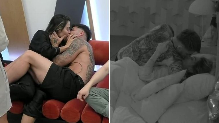 ¡Lo dieron todo! Chama y Manuel se besaron apasionadamente tras la fiesta en Gran Hermano