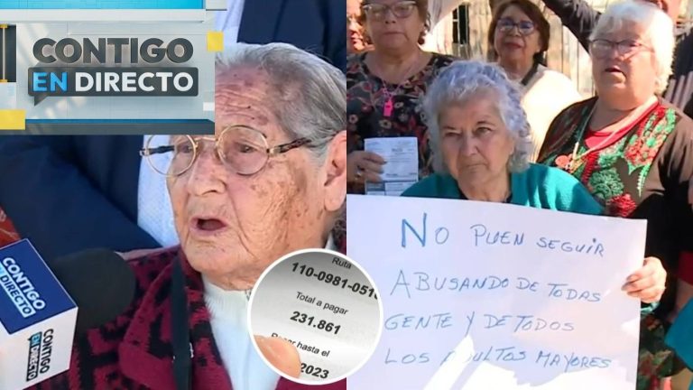 De pagar $15 mil a $200 mil: Adultos mayores protestan por alza en cuentas de la luz
