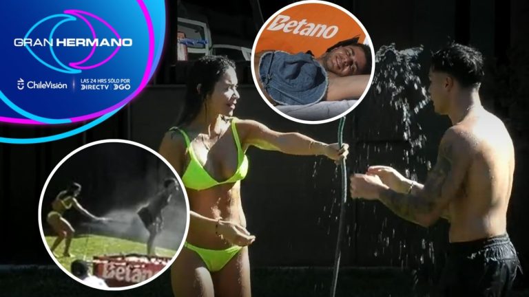 ¡Comenzó el calor! Chama y Miguel protagonizaron una divertida dinámica en Gran Hermano