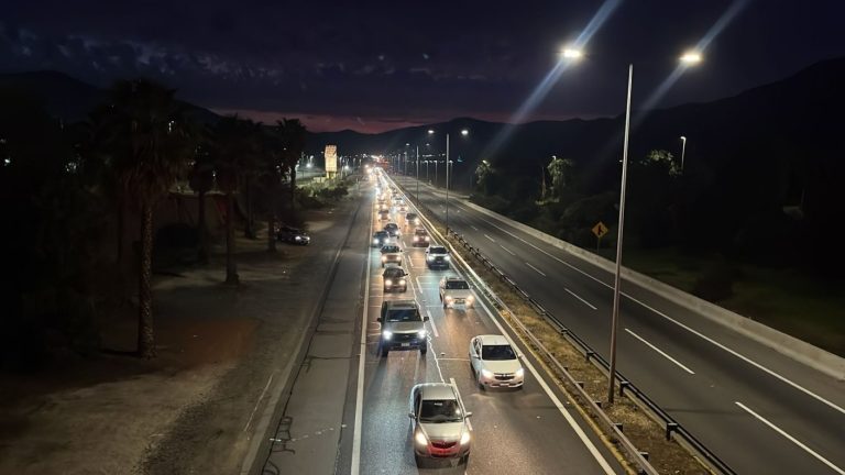 Tras Fiestas Patrias XL: Se registran atochamientos en la Ruta 68 rumbo a Santiago