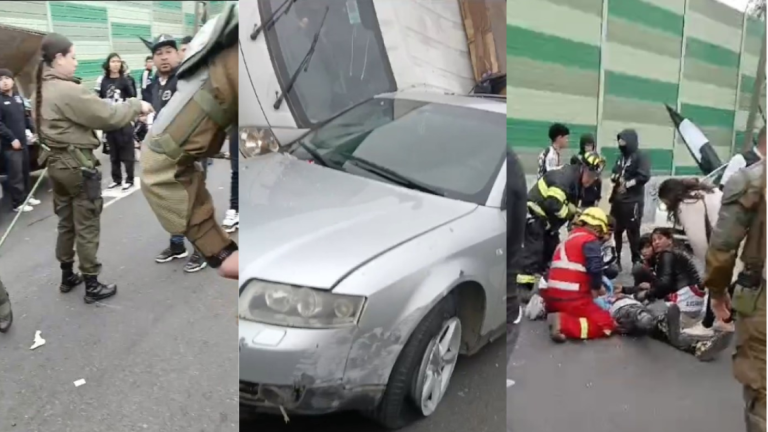 Hinchas de Colo Colo sufren accidente camino al Aeropuerto: Despedían a los albos previo a duelo con River