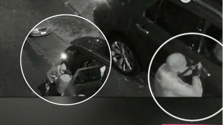 Minutos de terror: El escalofriante video de encerrona con arma de guerra a familia en La Florida