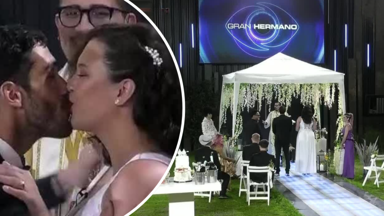 ¡Oficiada por Claudio Michaux! Así fue la esperada boda de Michelle y Pedro en Gran Hermano