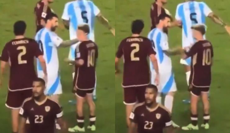 Messi vs Soteldo: El fuerte cruce que protagonizaron las figuras de Argentina y Venezuela