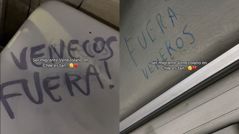 Residente venezolano se vuelve viral al mostrar ofensas contra compatriotas en Chile