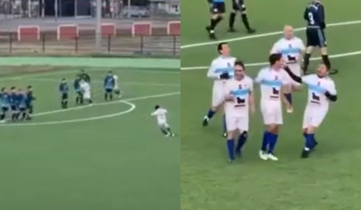 Como andar en bicicleta: Matías Fernández brilla con espectacular golazo de tiro libre en amistoso