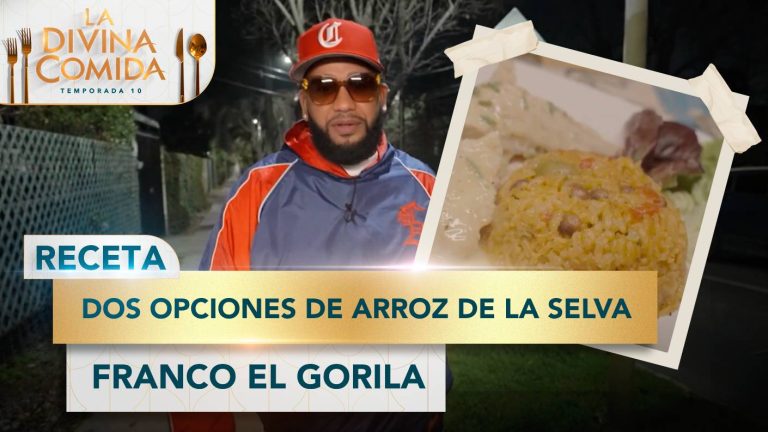 Divina Receta | Dos opciones de arroz de la selva | Franco el Gorila