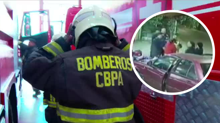 ¡Gigantes! Bomberos de Puente Alto reaniman a menor de 8 días salvándole la vida