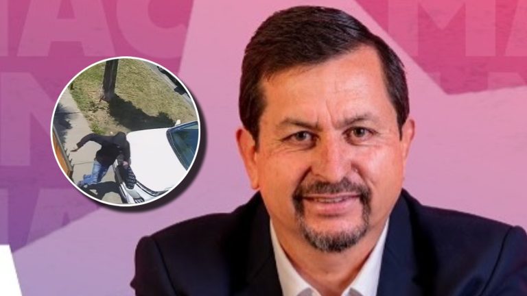 Eduardo Espinoza, alcalde electo de Macul, sufrió violento intento de portonazo en la puerta de su casa