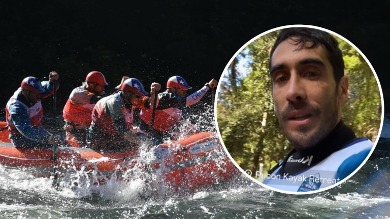 ¿Le pesará el encierro? Pedro Astorga detalló cómo va en competencia de rafting en Pucón