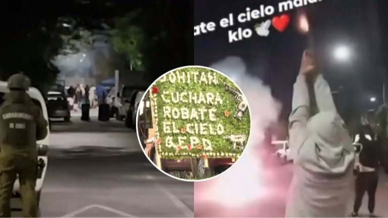 “Róbate el cielo”: Registros muestran lluvia de disparos en velorio de alto riesgo en Macul