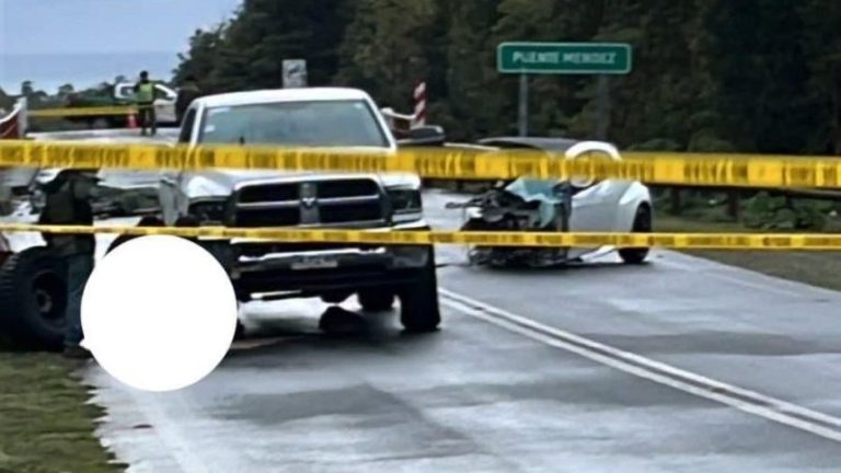 Accidente vehicular en la Carretera Austral dejó un fallecido y un herido en estado crítico