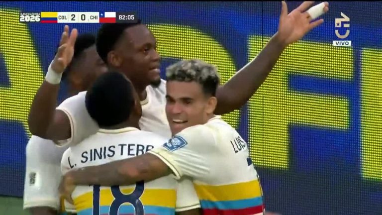 Ya es goleada: Colombia estiró el marcador ante La Roja con una contra mortal