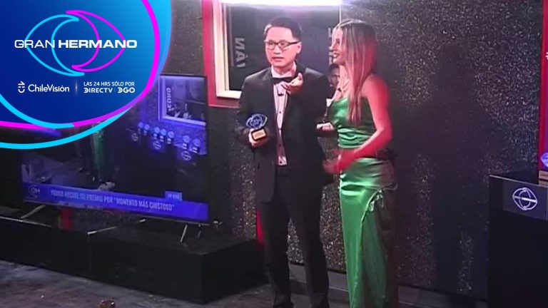¿No le gustó? Yuhui tuvo particular reacción al ganar al más chistoso en los GH Awards