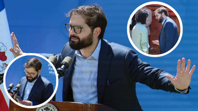 Hasta leyó su celular: Así fue la controvertida vocería del presidente Boric por Caso Monsalve