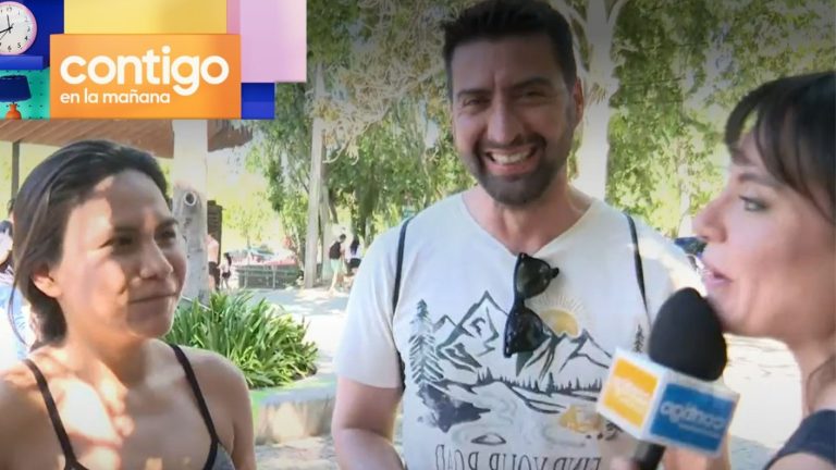 ¿Se conocieron recién? Pareja concretó su primera cita en el cerro San Cristóbal después de votar