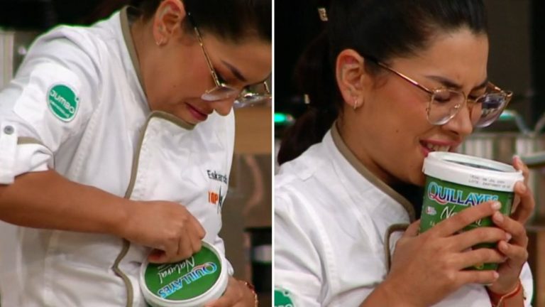 ¿Te fijaste? El espontáneo gesto de Eskarcita que no pasó desapercibido en la cocina de Top Chef Vip