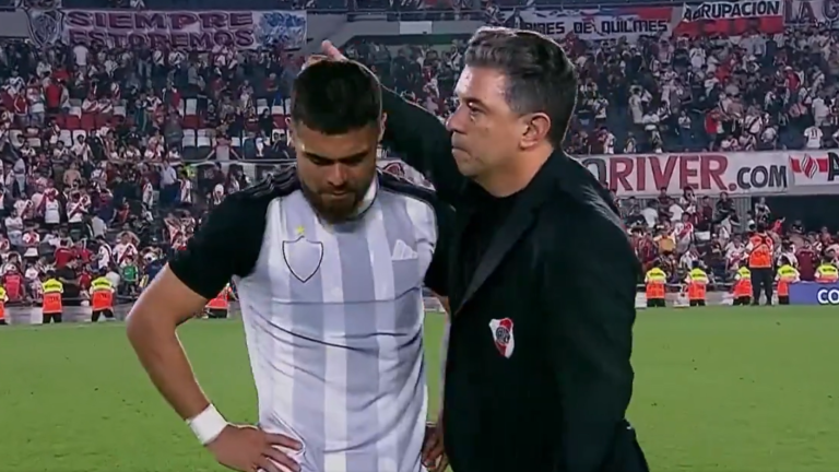 Paulo Diaz rompió en llanto tras eliminación de River de la Libertadores: Tuvo que ser consolado