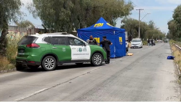 Investigan asesinato: Cadáver fue encontrado en la vía pública en Cerrillos