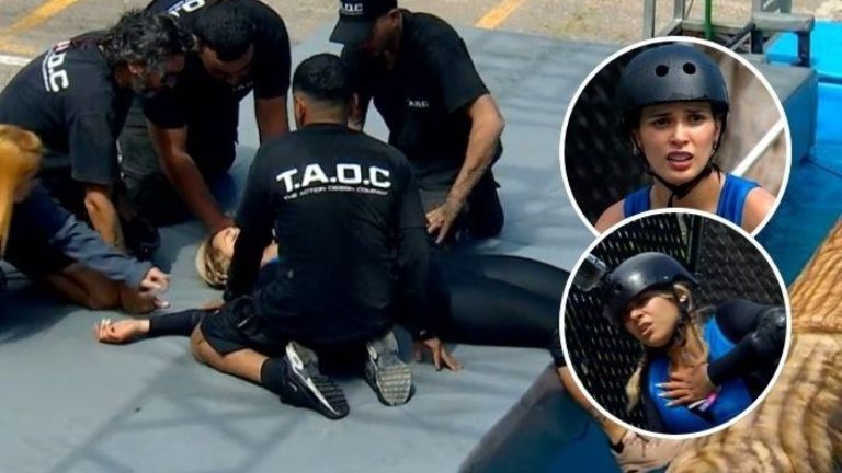 Carlyn sufrió fuerte caída en plena competencia contra Cony Capelli: “¡No! Me apreté el pecho”