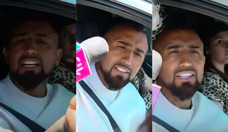 Sacándose fotos con hinchas: Así salió Arturo Vidal del entrenamiento de Colo Colo tras lío en fiesta