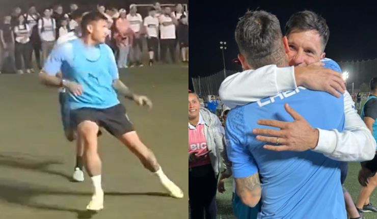 Jugando con hinchas y ex compañeros: Nicolás Castillo tuvo masiva despedida de la UC