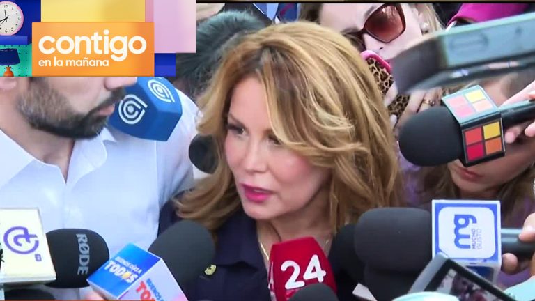 “No tengo miedo de nada”: Así fue la caótica llegada de Cathy Barriga al Centro de Justicia