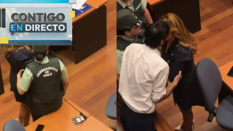 Así se despidió Cathy Barriga de Joaquín Lavín Jr. tras quedar en prisión preventiva