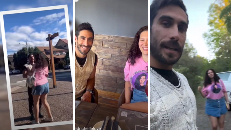 ¡Sigue a flote el kayak! Pedro y Michelle tuvieron cariñoso reencuentro en Pucón