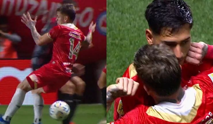 Futbolista de Argentinos volvió a jugar tras muerte de su hermana: Lo expulsaron y estalló en llanto