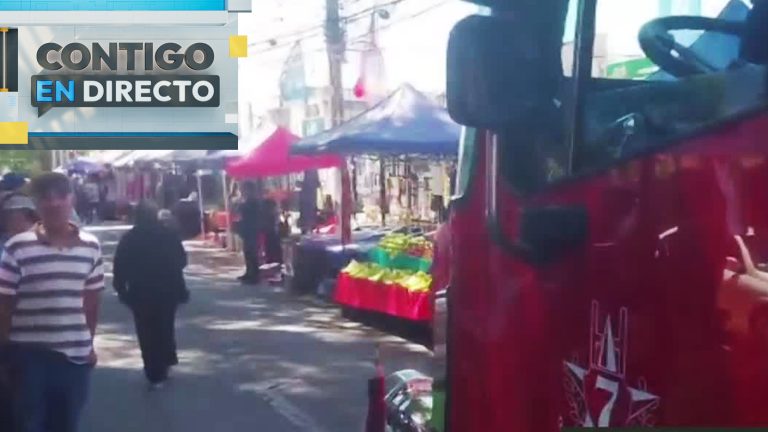 ¡Insólito! Comercio irregular bloquea acceso a cuartel de bomberos en Maipú