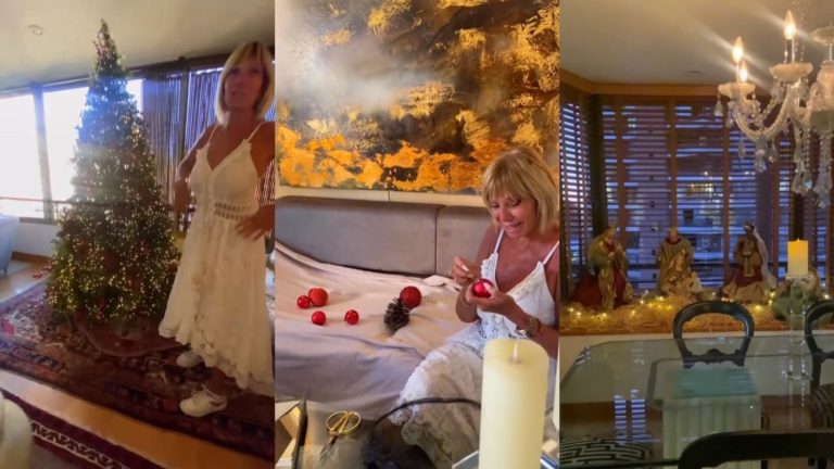 Raquel Argandoña impactó al mostrar decoración navideña en su casa: “Me demoré como 5 horas”