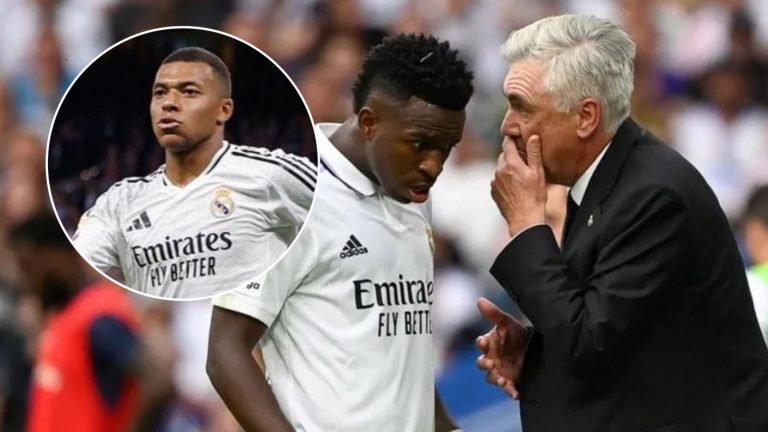 Ancelotti elogia a Vinícius Jr y le da un dardo a Mbappé: “El jugador que marca la diferencia”