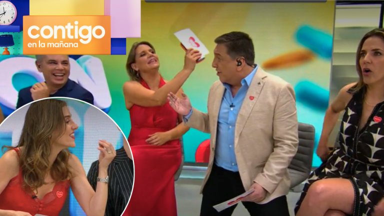 “No seas cahuinero”: La broma de JC Rodríguez que descolocó a María Luisa Godoy en Matinatón 2024