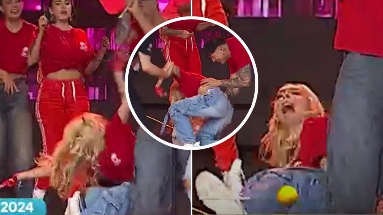 ¡Todo por la Teletón 2024! Fran Maira sufrió feroz caída durante prueba de canto