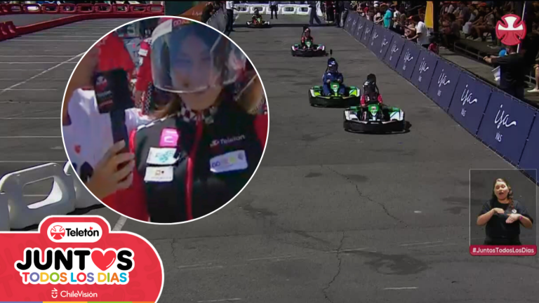 ¡A todo motor! Famosos lo dieron todo en carrera de karting y sólo 6 clasificaron a veloz final