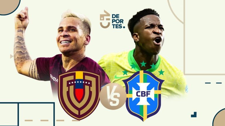 Venezuela vs Brasil: Cómo ver EN VIVO y ONLINE el partido por las Eliminatorias