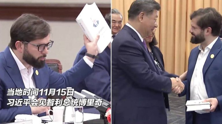 Viralizan curioso momento entre presidente Gabriel Boric y jefe de Estado chino en cumbre APEC