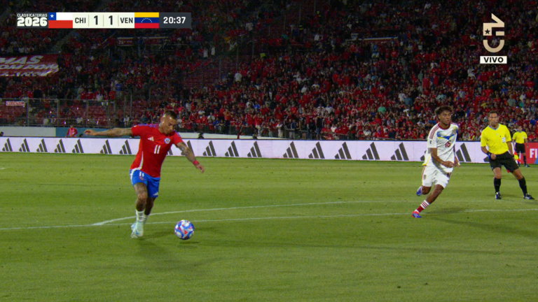 ¡Turboman! El gol de Eduardo Vargas que decretaba el empate de Chile ante Venezuela