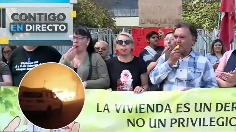 Damnificados por incendio de Viña se manifiestan en el Congreso: Llevan 9 meses sin respuestas