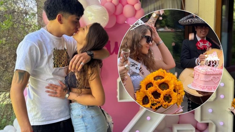 ¡Hasta con mariachis! Trini Neira fue sorprendida por su pololo con tierna fiesta de cumpleaños