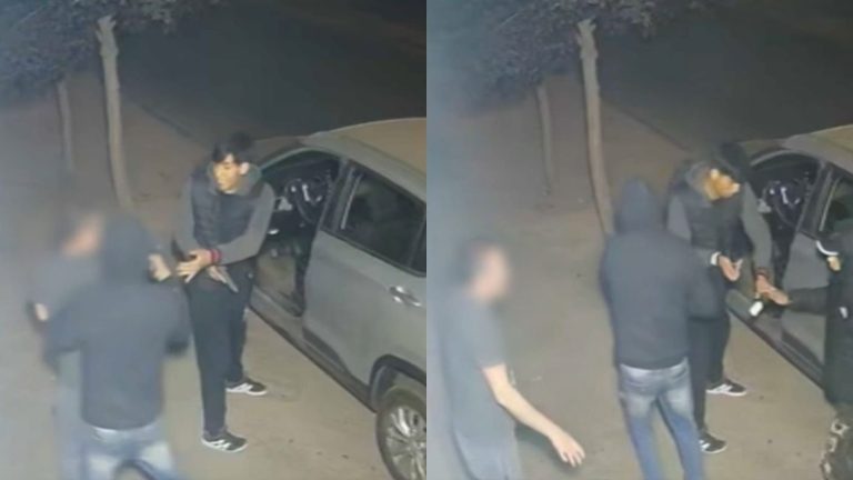 Padre e hijo sufrieron violenta encerrona en Quinta Normal: 7 delincuentes los intimidaron