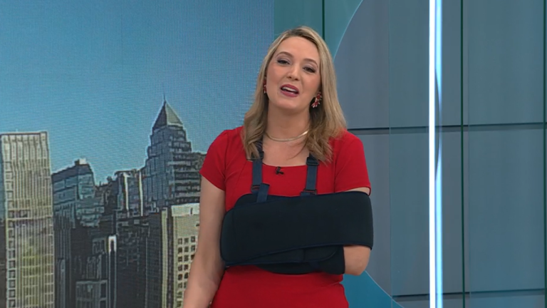 ¿Por qué Allison Göhler apareció con cabestrillo? Meteoróloga relató doloroso accidente