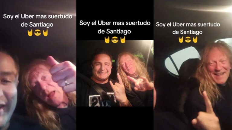 Chofer de Uber llevó a guitarrista de Iron Maiden un día antes del concierto: Le dio valioso regalo