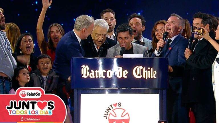 Felicidad total: Esta fue la reacción tras superar la meta en Teletón 2024