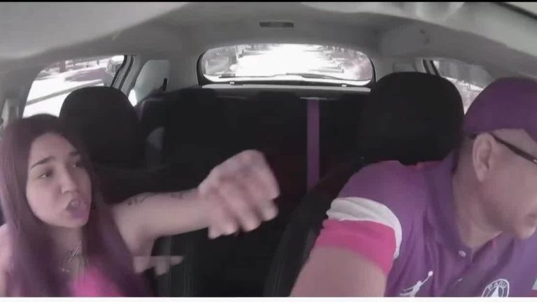 Conductor de aplicación sufrió violenta agresión de pasajera