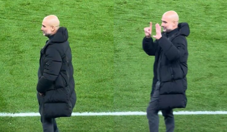 No aguantó: Hinchas del Liverpool se burlaron de Guardiola y el DT respondió con provocador gesto