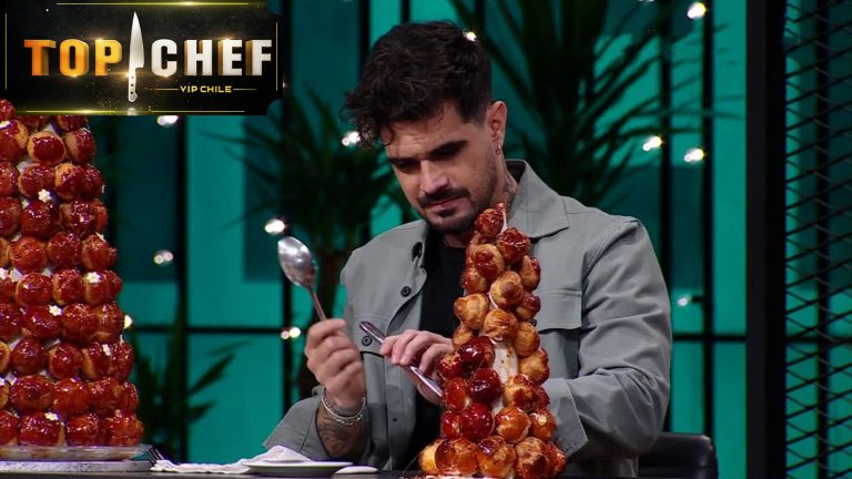 ¿Muy pegados? La inusual técnica del chef Benjamín para probar un profiterol