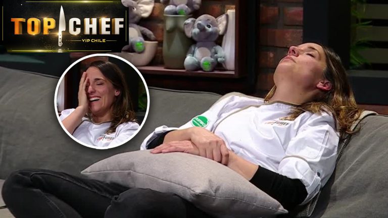 ¡Se durmió en vivo! Pepa Bello no resistió el sueño y Cristián Riquelme la dejó en evidencia