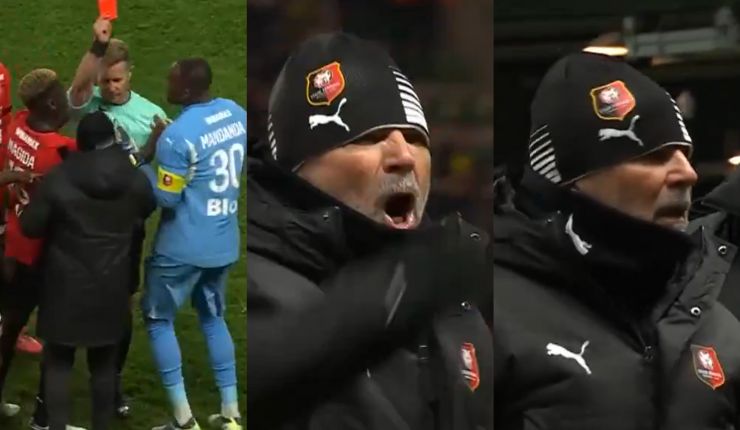 En su tercer partido: Jorge Sampaoli se descontrola y es expulsado en derrota del Rennes